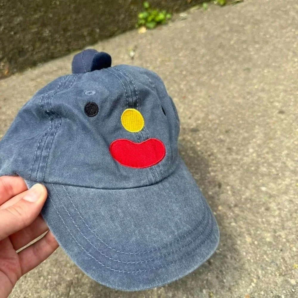 Natalie Koromoto Hat On Hat Baseball Cap Embroidered Art Funny Gift Quirky Silly
